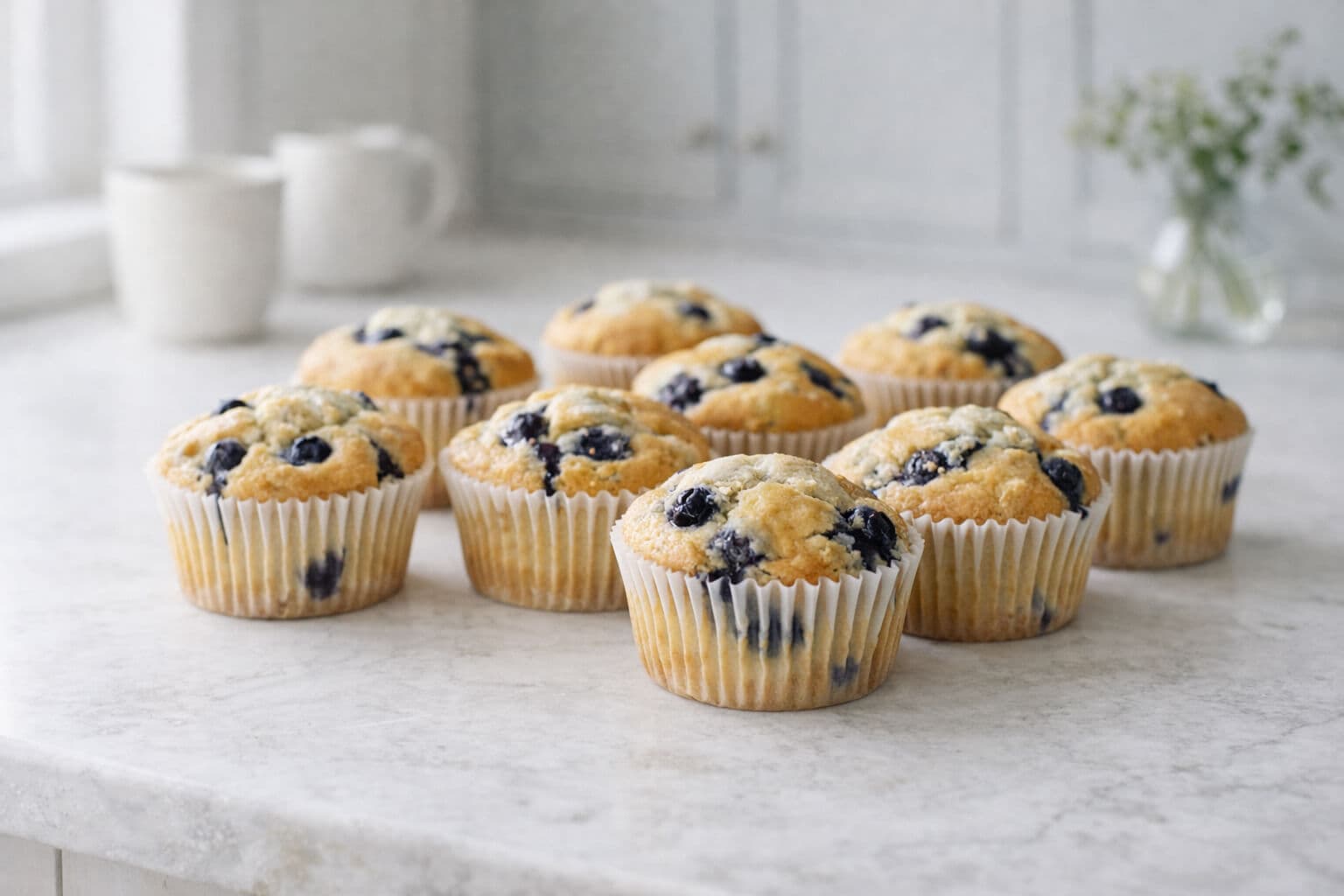 Blåbærmuffins