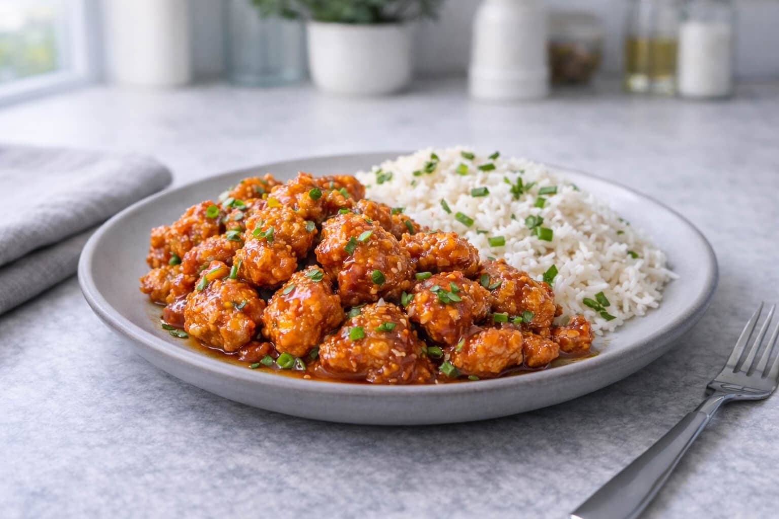 Kylling i sweet chili-saus