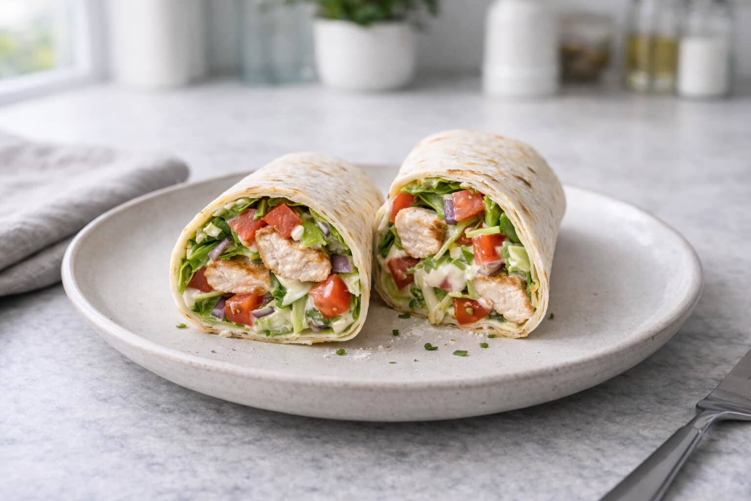 Kyllingwrap med salat