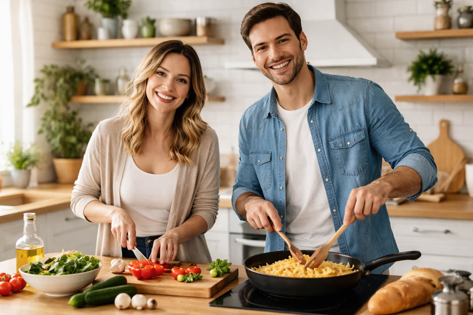 Matlaging i kjøkkenet