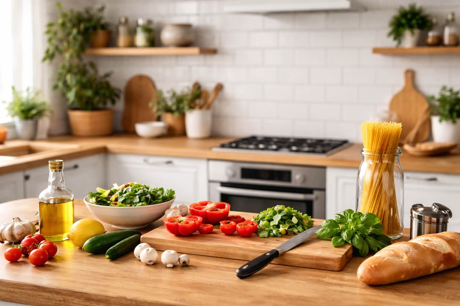 Matlaging i kjøkkenet