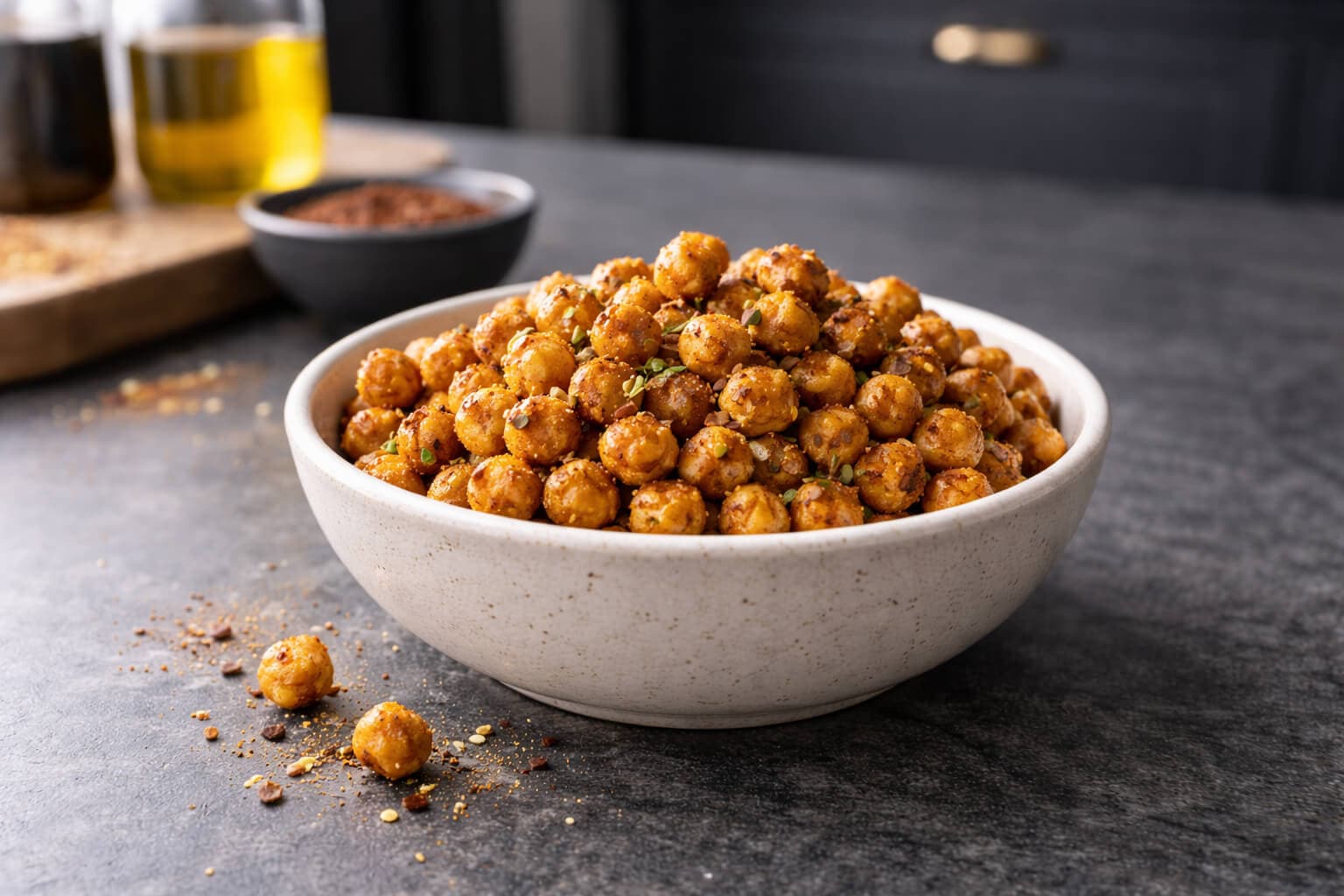 Ovnsbakte kikertsnacks